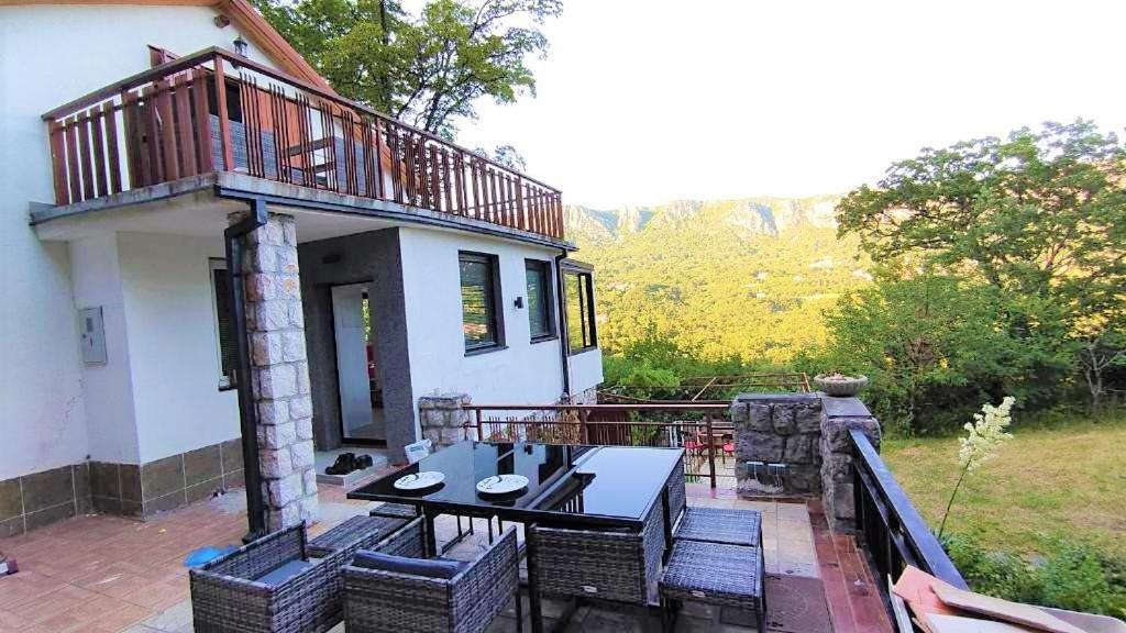 Amazing Sea-Mountain Valley View House With 3 Terraces And Huge Chill Gardens, 5Min From The Sea! بريبير المظهر الخارجي الصورة